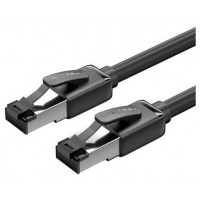 CABLE DE RED LATIGUILLO RJ45 CAT.8 SFTP 0.5 M NEGRO VENTION