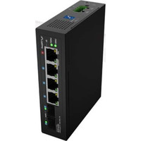SWITCH LANBERG INDUSTRIAL POE 1XBT 3XAT 2XSFP DIN GIGABIT ETHERNET SIN GESTION