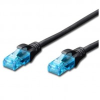 CABLE DE RED CAT 5E UTP DE 5,0 METROS EN COLOR NEGRO.