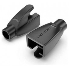 FUNDA PROTECTORA RJ45 (50 Und) NEGRO VENTION