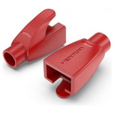 FUNDA PROTECTORA RJ45 (100 Und) ROJO VENTION