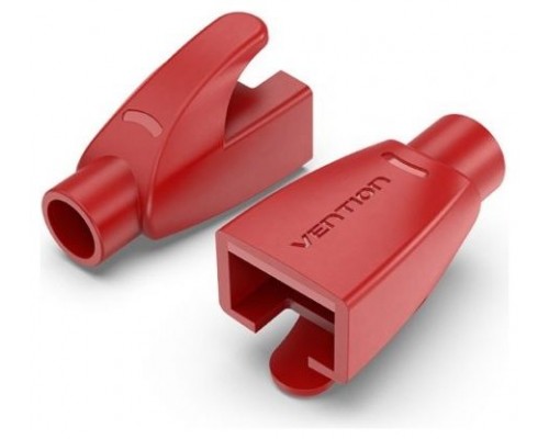 FUNDA PROTECTORA RJ45 (100 Und) ROJO VENTION