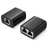 DIVISOR RJ45 (2 uds) NEGRO VENTION