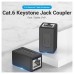 ADAPTADOR CONECTOR RJ45 CAT6 FTP/H NEGRO VENTION