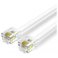 CABLE DE TELEFONO 6P4C BLANCO 2 M VENTION