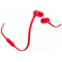 AURICULARES INTRAUDITIVOS JBL T110 CON MICRÓFONO JACK 3.5 ROJO