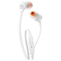 AURICULARES INTRAUDITIVOS JBL T110 CON MICRÓFONO JACK 3.5 BLANCO