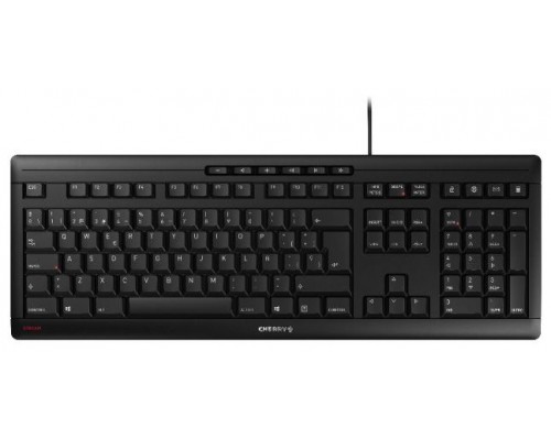 TECLADO CHERRY STREAM JK-8500ES-2 USB CHERRY SX scissor NEGRO