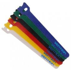 TIRA ORGANIZADORA CABLES 0.15 M (6 uds) COLORES VENTION
