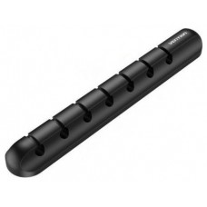 ORGANIZADOR CABLES EN ESPIRAL 7 PUERTOS (2 uds) NEGRO VENTION