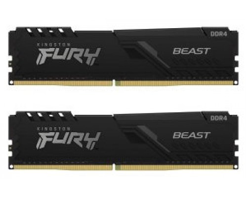 DDR4 16 GB (2X8KIT) 3200 Mhz. FURY BEAST KINGSTON