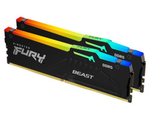 DDR5 KINGSTON 2X16GB 5600 FURY BEAST RGB EX