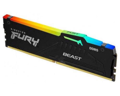 DDR5 8 GB 6000 Mhz. FURY BEAST RGB KINGSTON