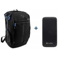 Deep Gaming mochila portatil+powerbank QI