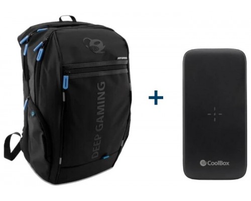 Deep Gaming mochila portatil+powerbank QI