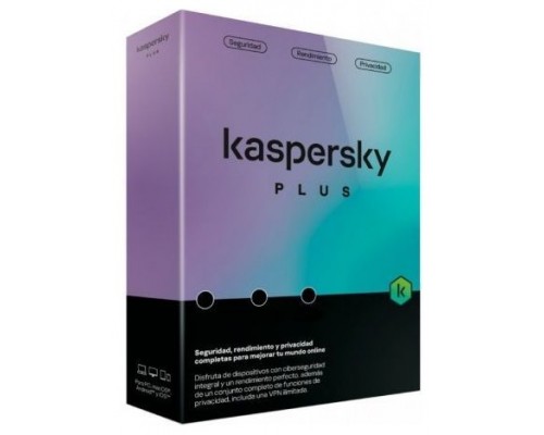 Kaspersky Plus  1L/1A+ regalo tarj.Monedero