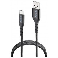 CABLE USB-A A USB-C 1 M KNOT NEGRO NGS