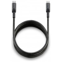 CABLE USB-C A USB-C 2 M KNOT 100W-2 NEGRO NGS