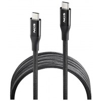 CABLE USB-C A USB-C 3 M KNOT 240W-2 NEGRO NGS