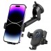 SOPORTE COCHE CON SUJECION AUTOMATICA CON VENTOSA SMARTPHONE NEGRO VENTION