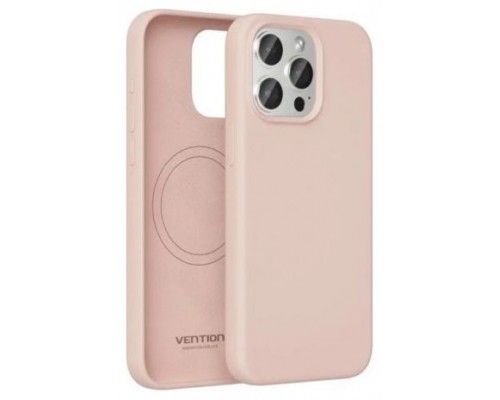 FUNDA SILICONA MAGSAFE IPHONE 13 PRO ROSA VENTION