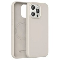 FUNDA SILICONA MAGSAFE IPHONE 14 GRIS GRAVA VENTION