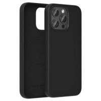 FUNDA SILICONA MAGSAFE IPHONE 15 PRO MAX NEGRO VENTION