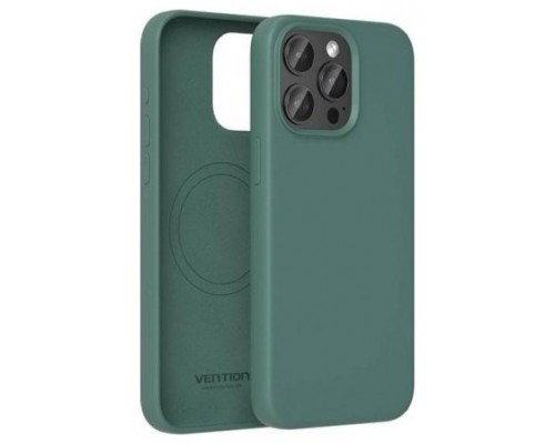 FUNDA SILICONA MAGSAFE IPHONE 15 VERDE CIPRÉS VENTION