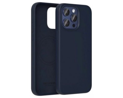 FUNDA SILICONA MAGSAFE IPHONE 15 PLUS AZUL MEDIANOCHE VENTION