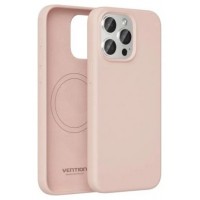 FUNDA SILICONA MAGSAFE IPHONE 15 PRO ROSA VENTION