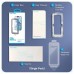 PROTECTOR PANTALLA CRISTAL TEMPLADO IPHONE 14 PLUS + HERRAM. ANTIPOLVO VENTION