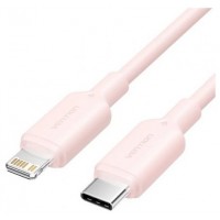 CABLE 2.0 USB-C A LIGHTNING 1 M ROSA VENTION