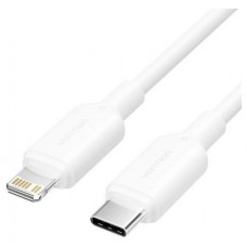 CABLE 2.0 USB-C A LIGHTNING 1 M BLANCO VENTION