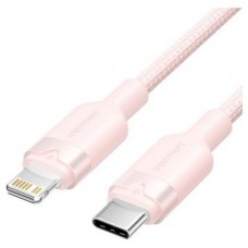 CABLE 2.0 USB-C A LIGHTNING 2 M ROSA VENTION