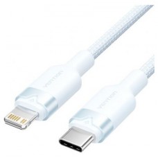 CABLE 2.0 USB-C A LIGHTNING 1 M AZUL VENTION