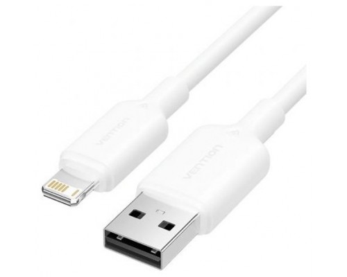 CABLE 2.0 USB A LIGHTNING 1 M BLANCO VENTION