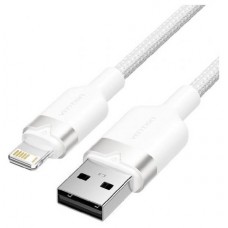 CABLE 2.0 USB A LIGHTNING TRENZADO 1 M BLANCO VENTION