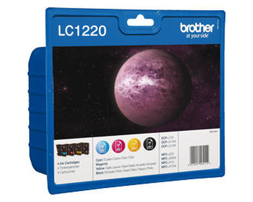 Cartucho tinta brother lc1220bkbp paquete 4-MR9 Cartucho tinta brother lc1220bkbp paquete 4