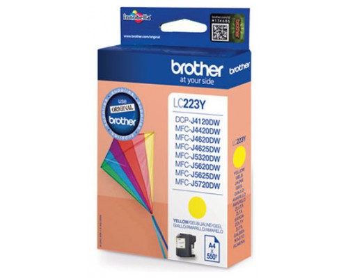 TINTA BROTHER LC223YBP AMARILLO