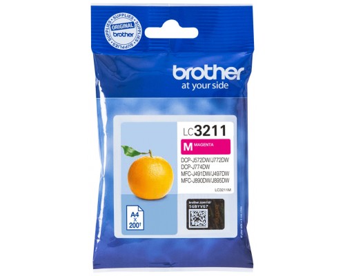 Brother Cartucho LC3211M Magenta  Blister