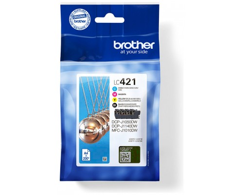 Cartucho de Tinta Original Brother LC421/ Multipack/ Cian/ M