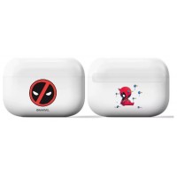 ESTUCHE PROTECTOR AIRPODS PRO DEADPOOL BLANCO