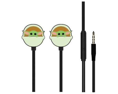 AURICULAR DE BOTON BABY YODA MULTICOLOR