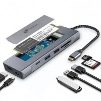LEOTEC DOCKING STATION 8-1 CON CAJA EXTERNA SSD M2-7DI LEOTEC DOCKING STATION 8-1 CON CAJA EXTERNA SSD M2