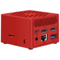 MINIPC LEOTEC INTEL N100 12GB 256GB M.2 WIN11 PRO PRE-INSTAL ROJO