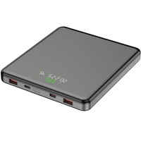 POWER BANK 20000mAh 100W GRIS LEOTEC-34AA POWER BANK 20000mAh 100W GRIS LEOTEC