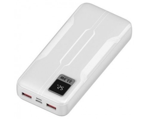 LEOTEC POWERBANK 20000MAH 22,5W PD20W BLAN (1 USB-C+2USB-A INC USB-A A USB-C)