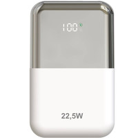 POWER BANK 10000mAh 22.5W BLANCO/PLATA LEOTEC-8AA POWER BANK 10000mAh 22.5W BLANCO/PLATA LEOTEC