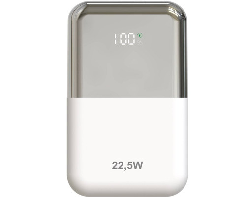 POWER BANK 10000mAh 22.5W BLANCO/PLATA LEOTEC-AA8 POWER BANK 10000mAh 22.5W BLANCO/PLATA LEOTEC