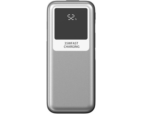 POWER BANK 10000mAh 35W PLATA LEOTEC-AA15 POWER BANK 10000mAh 35W PLATA LEOTEC